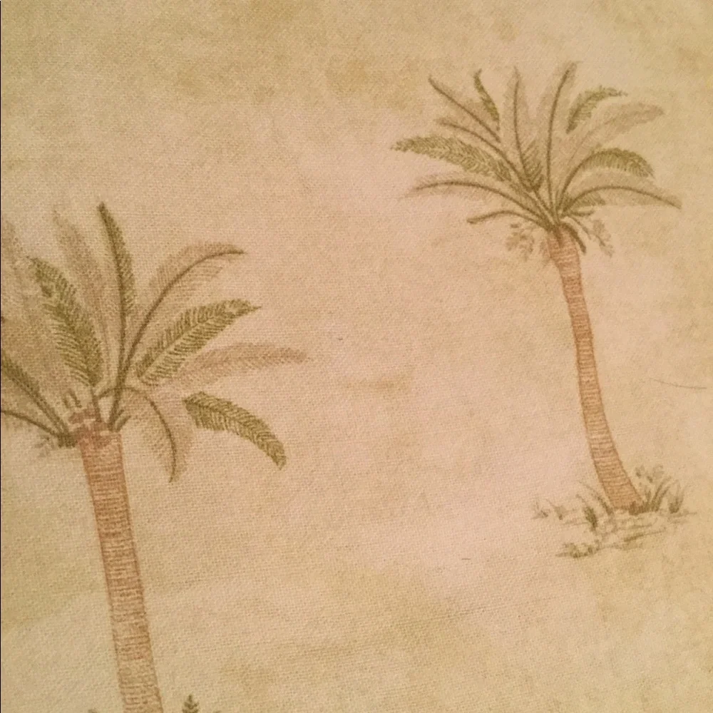 PALM TREE FLANNEL SHEET 